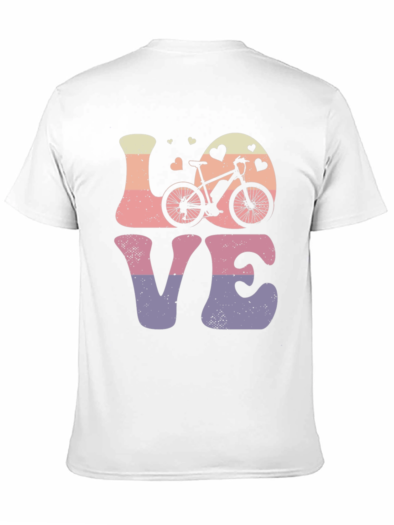 Love Biking T-Shirt - Retro Style