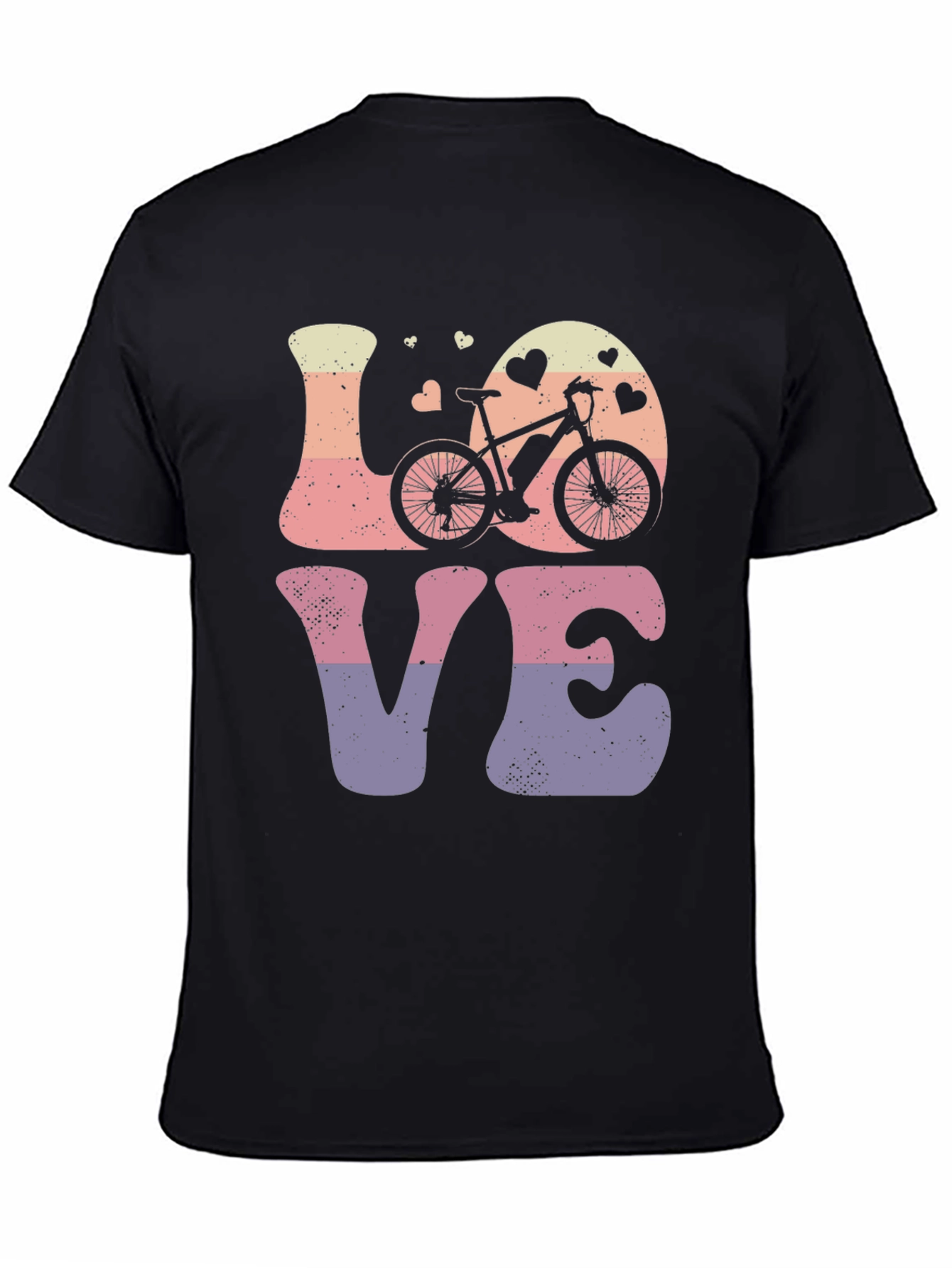 Love Biking T-Shirt - Retro Style