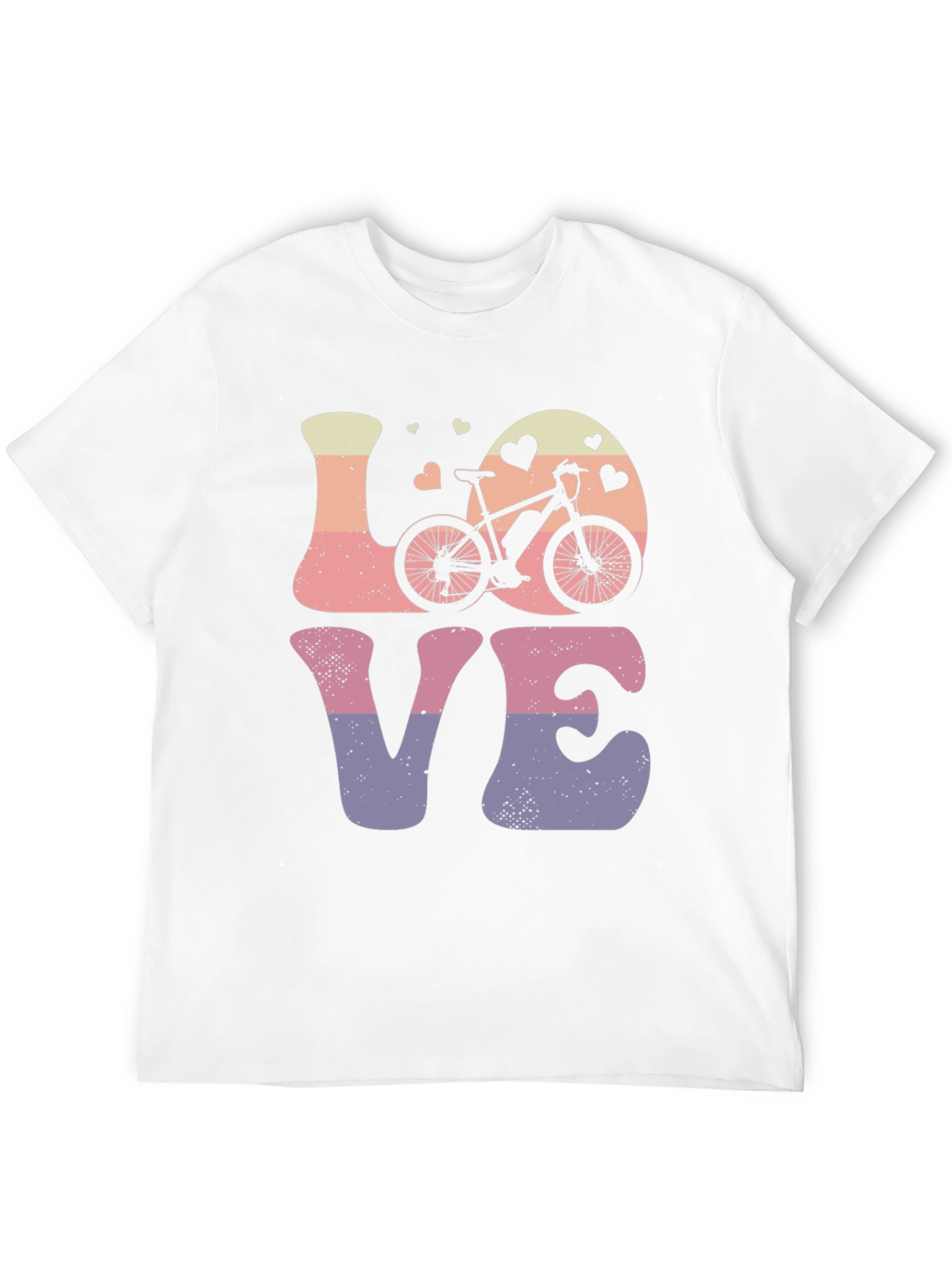 Love Biking T-Shirt - Retro Style