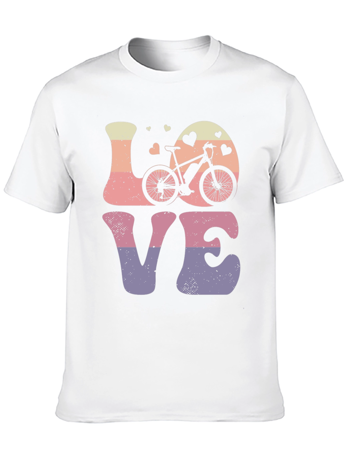 Love Biking T-Shirt - Retro Style
