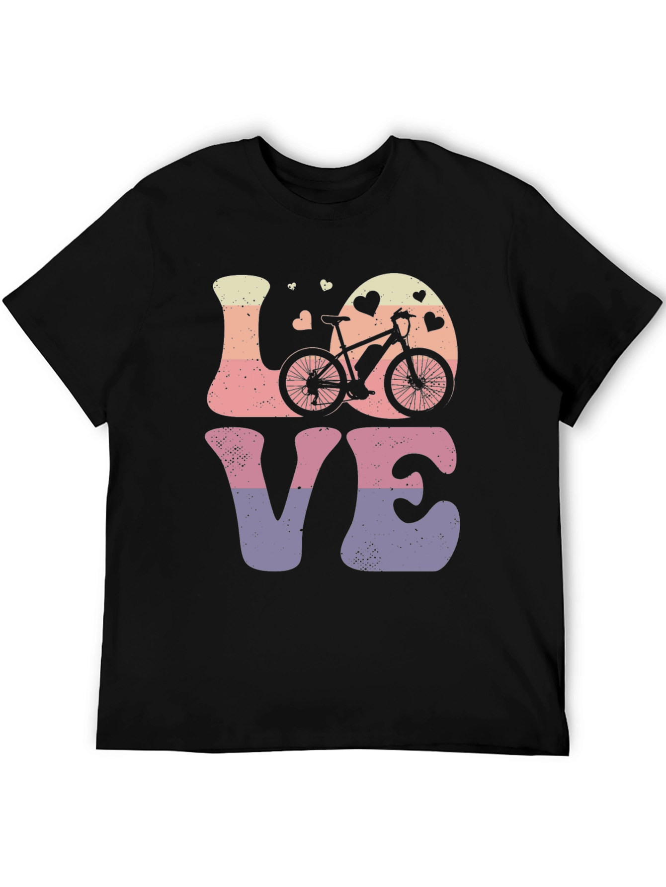 Love Biking T-Shirt - Retro Style