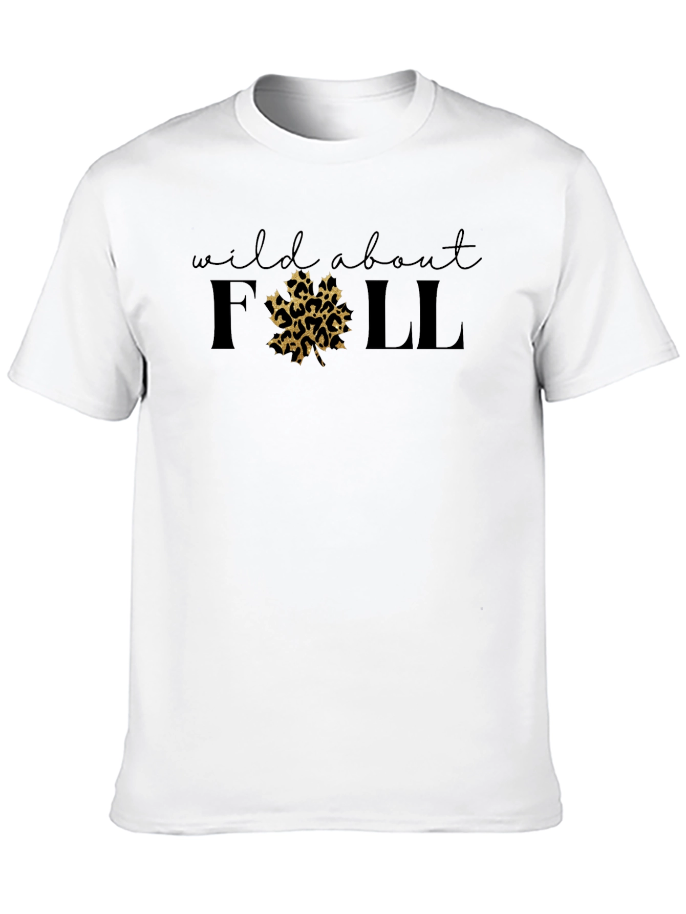 Wild About Fall Leopard Print T-Shirt