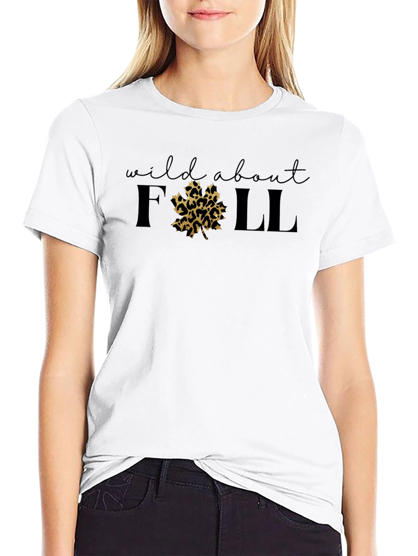 Wild About Fall Leopard Print T-Shirt