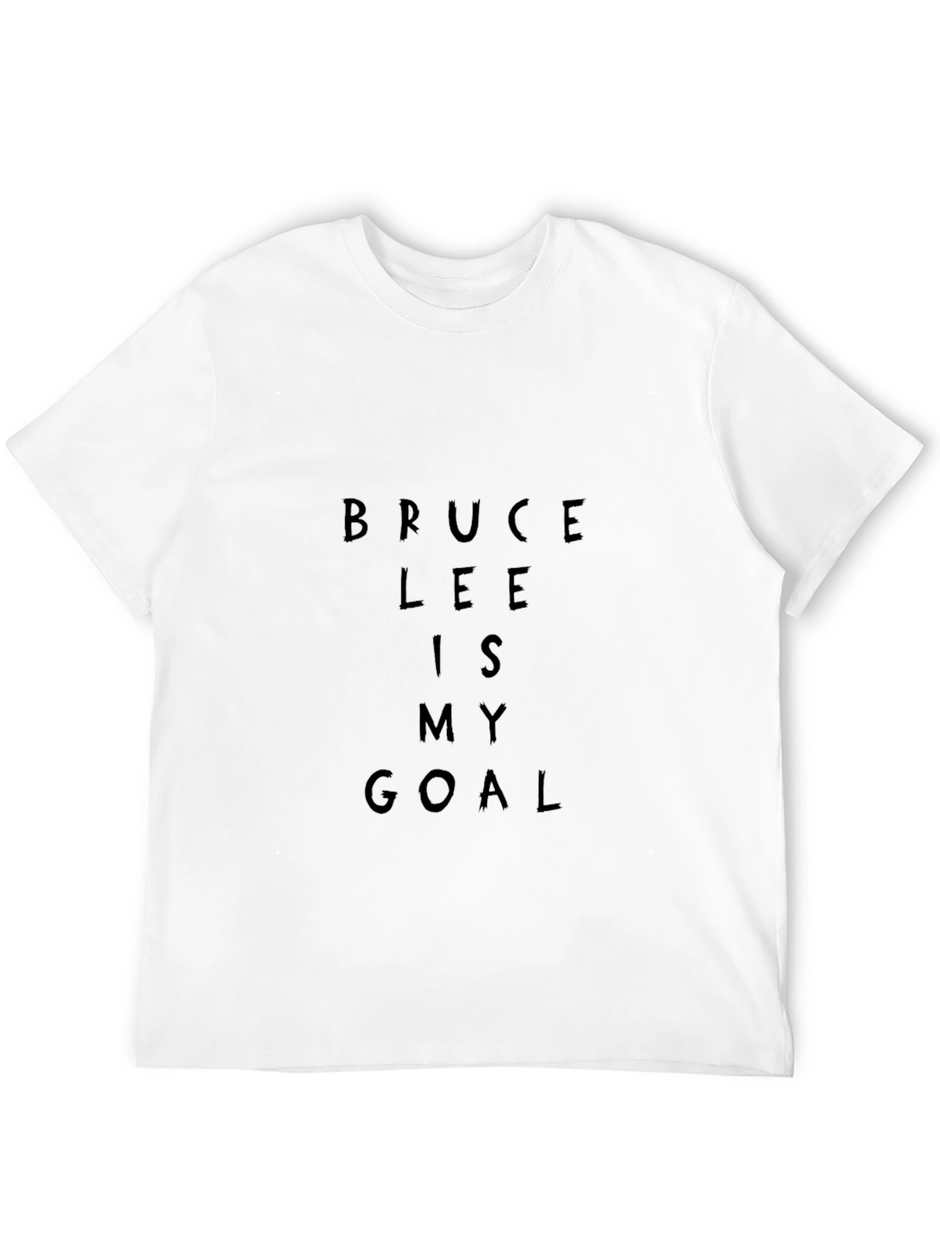 Bruce Lee Is My Goal Black T-Shirt