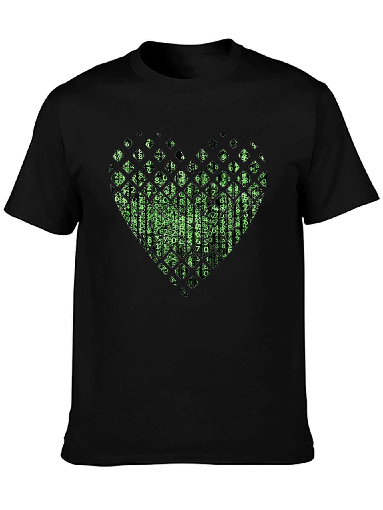 Matrix Heart Black T-Shirt