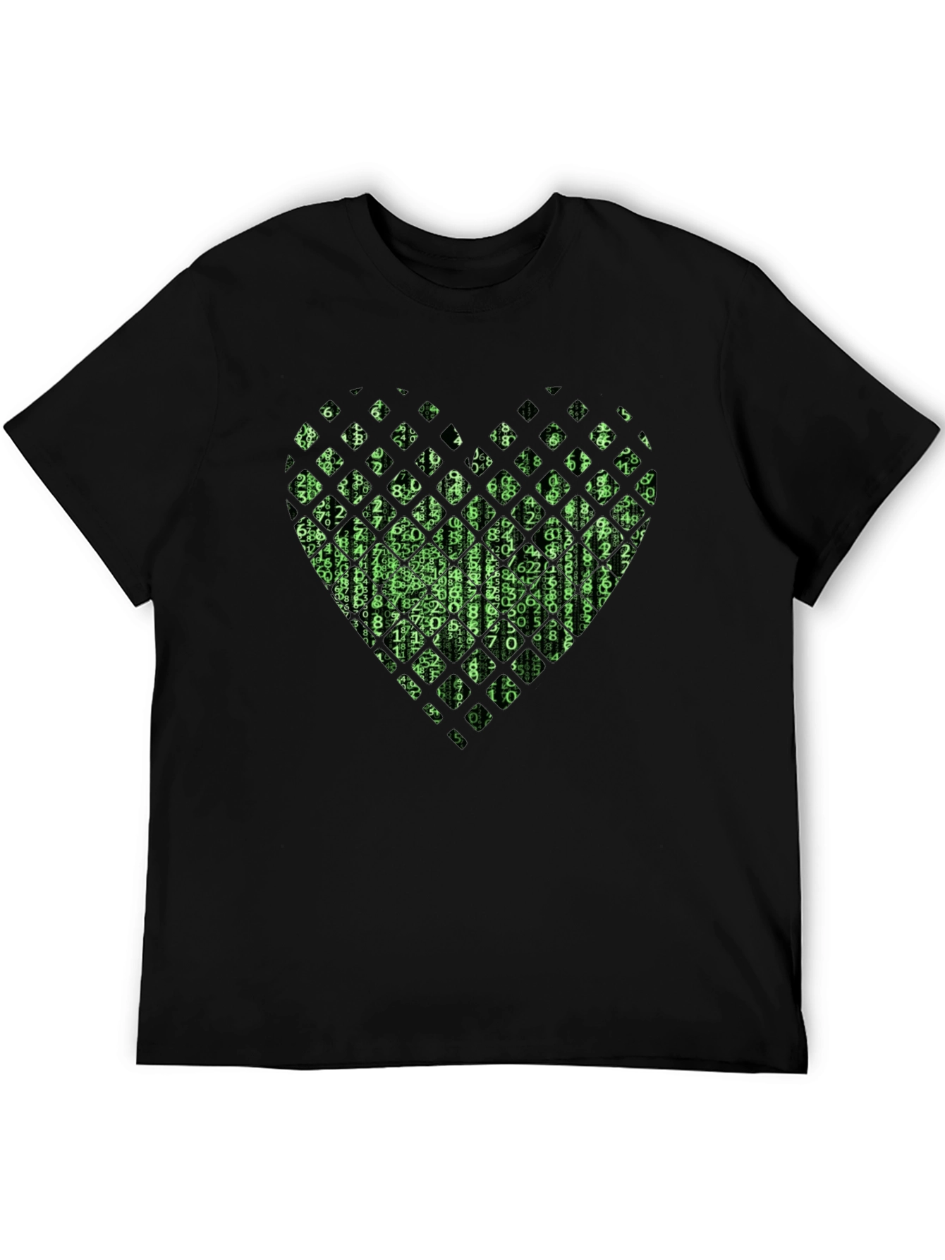 Matrix Heart Black T-Shirt