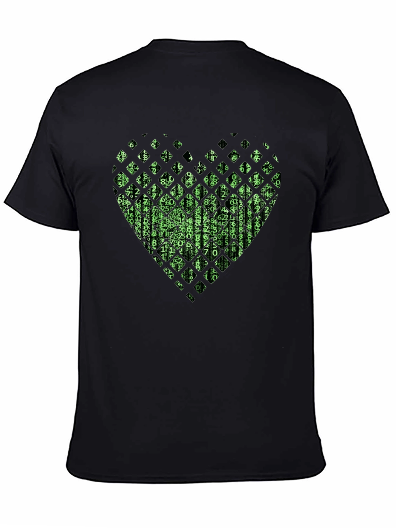 Matrix Heart Black T-Shirt