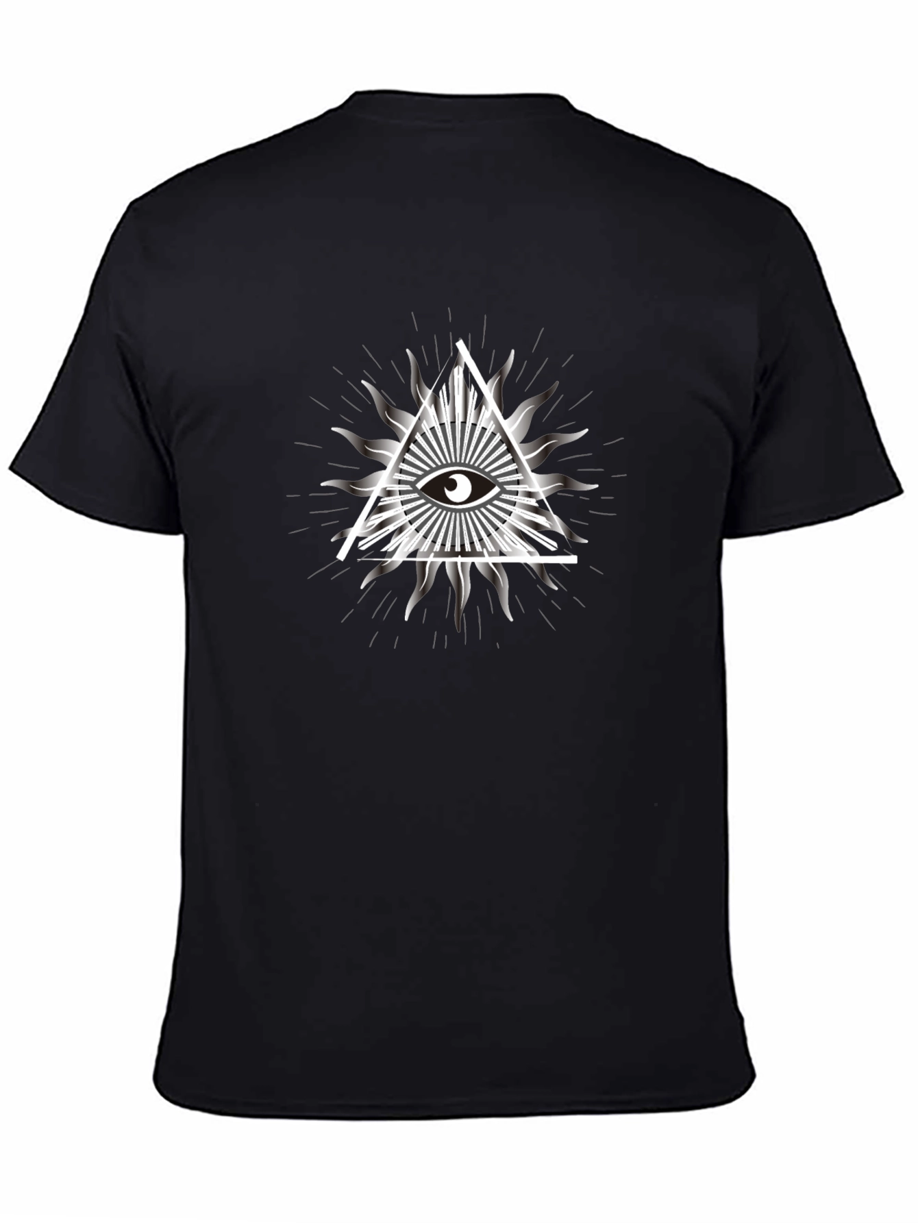 Illuminati Eye Graphic Tee - Black