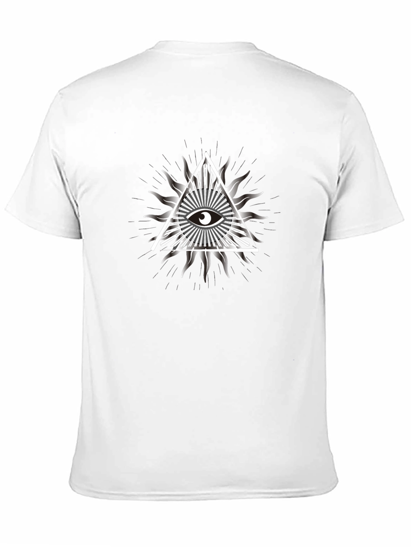 Illuminati Eye Graphic Tee - Black