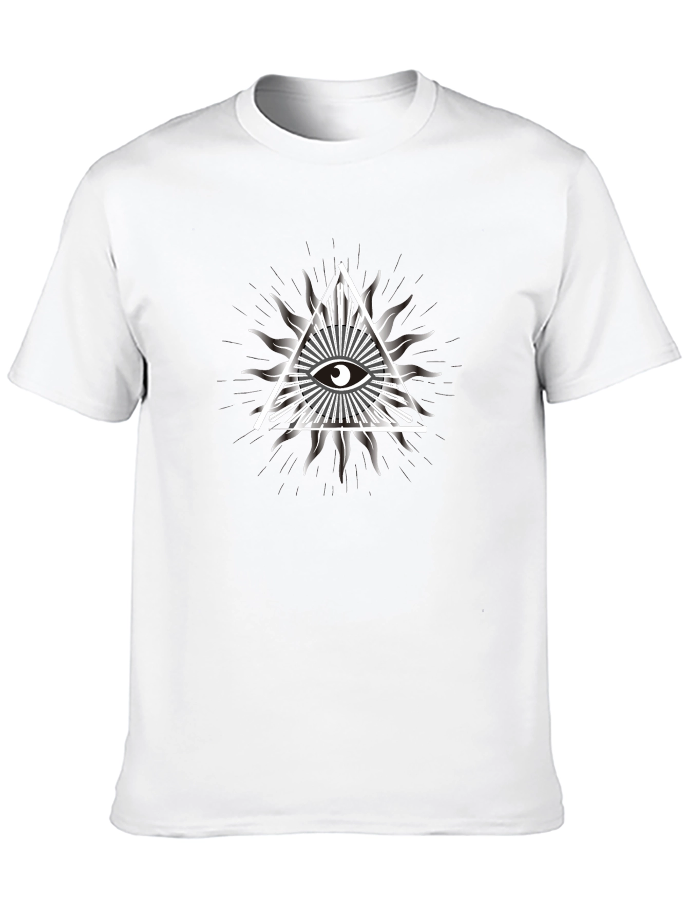 Illuminati Eye Graphic Tee - Black