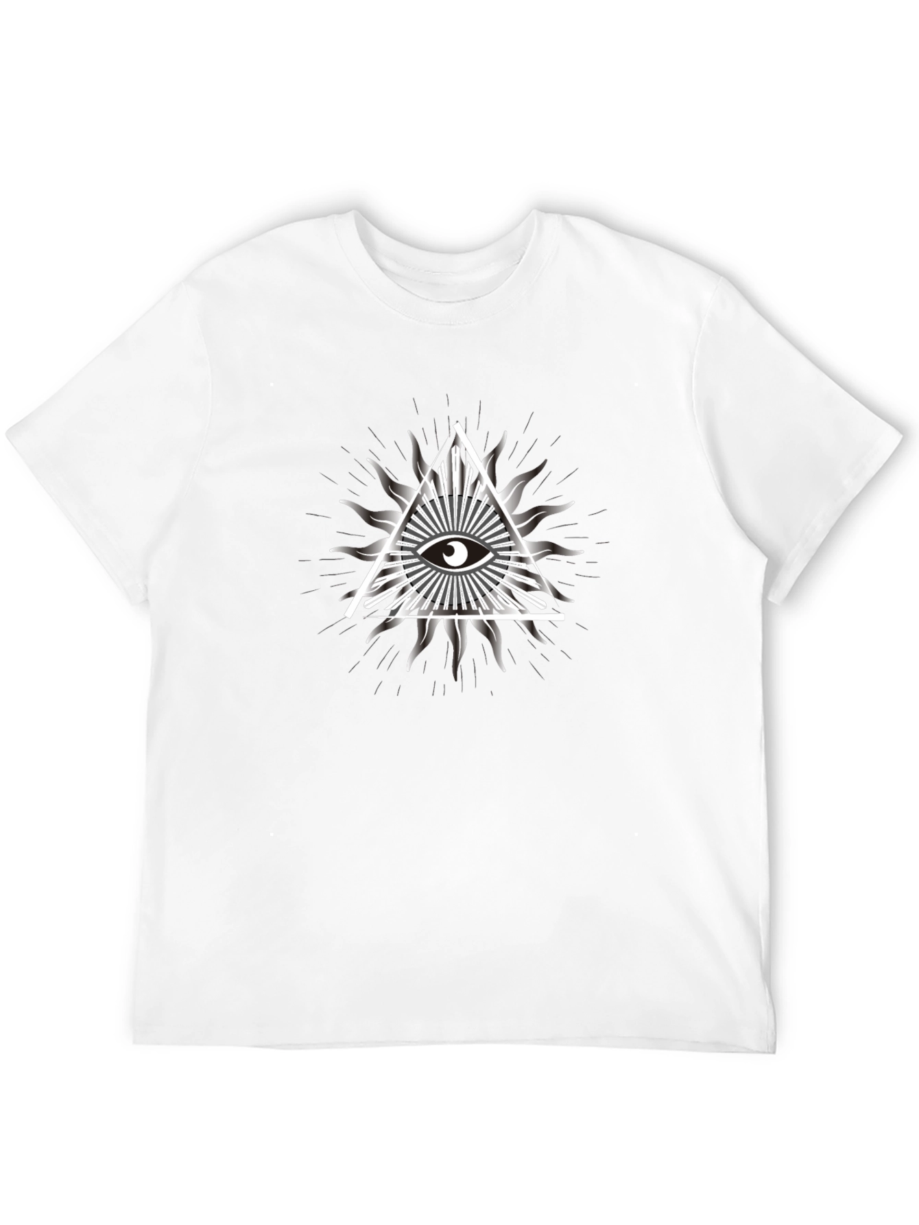 Illuminati Eye Graphic Tee - Black