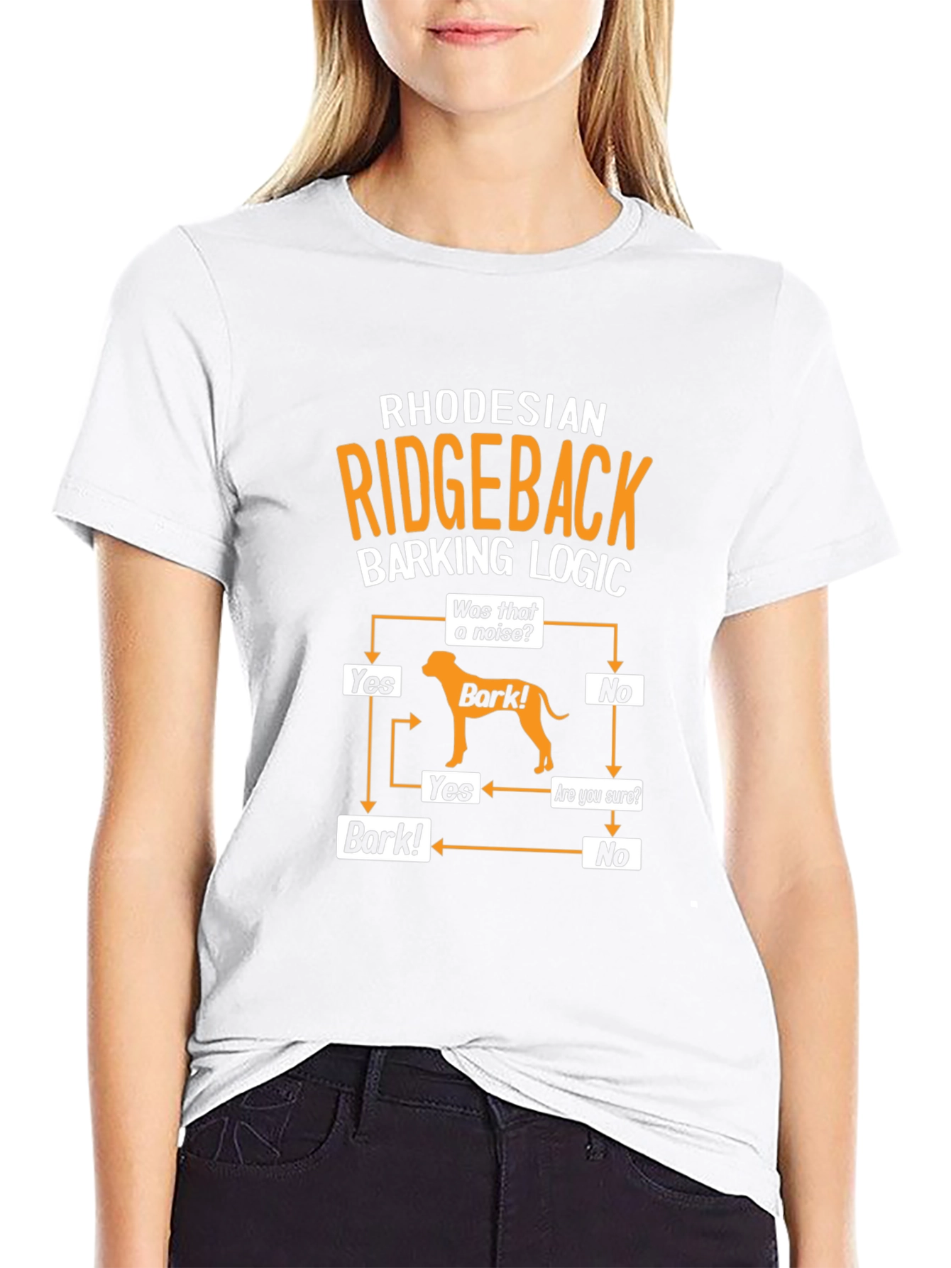 Rhodesian Ridgeback Barking Logic T-Shirt