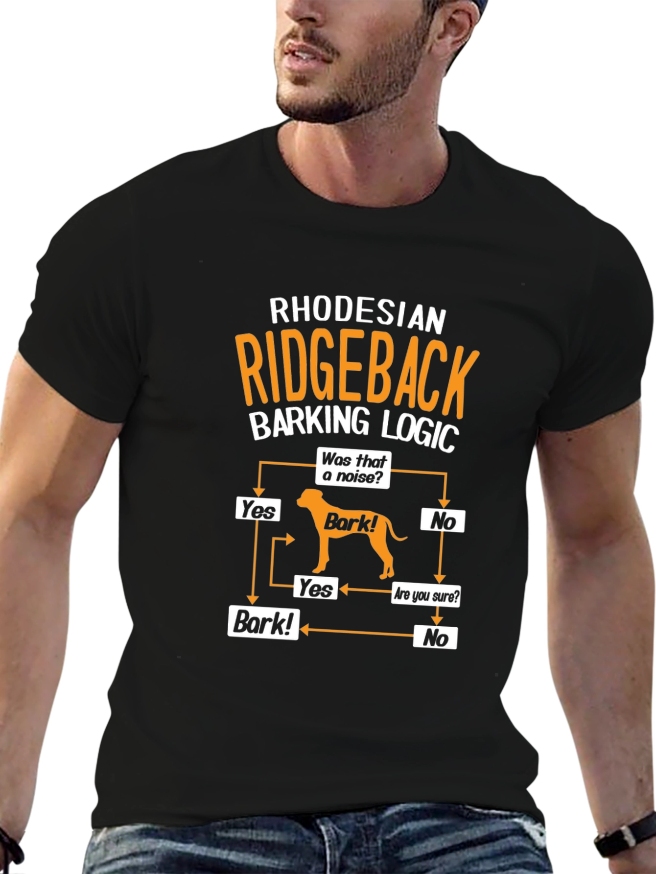 Rhodesian Ridgeback Barking Logic T-Shirt