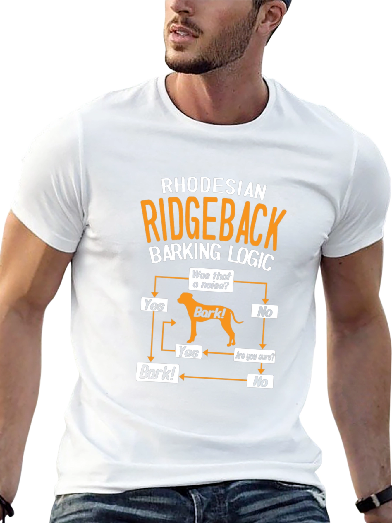 Rhodesian Ridgeback Barking Logic T-Shirt