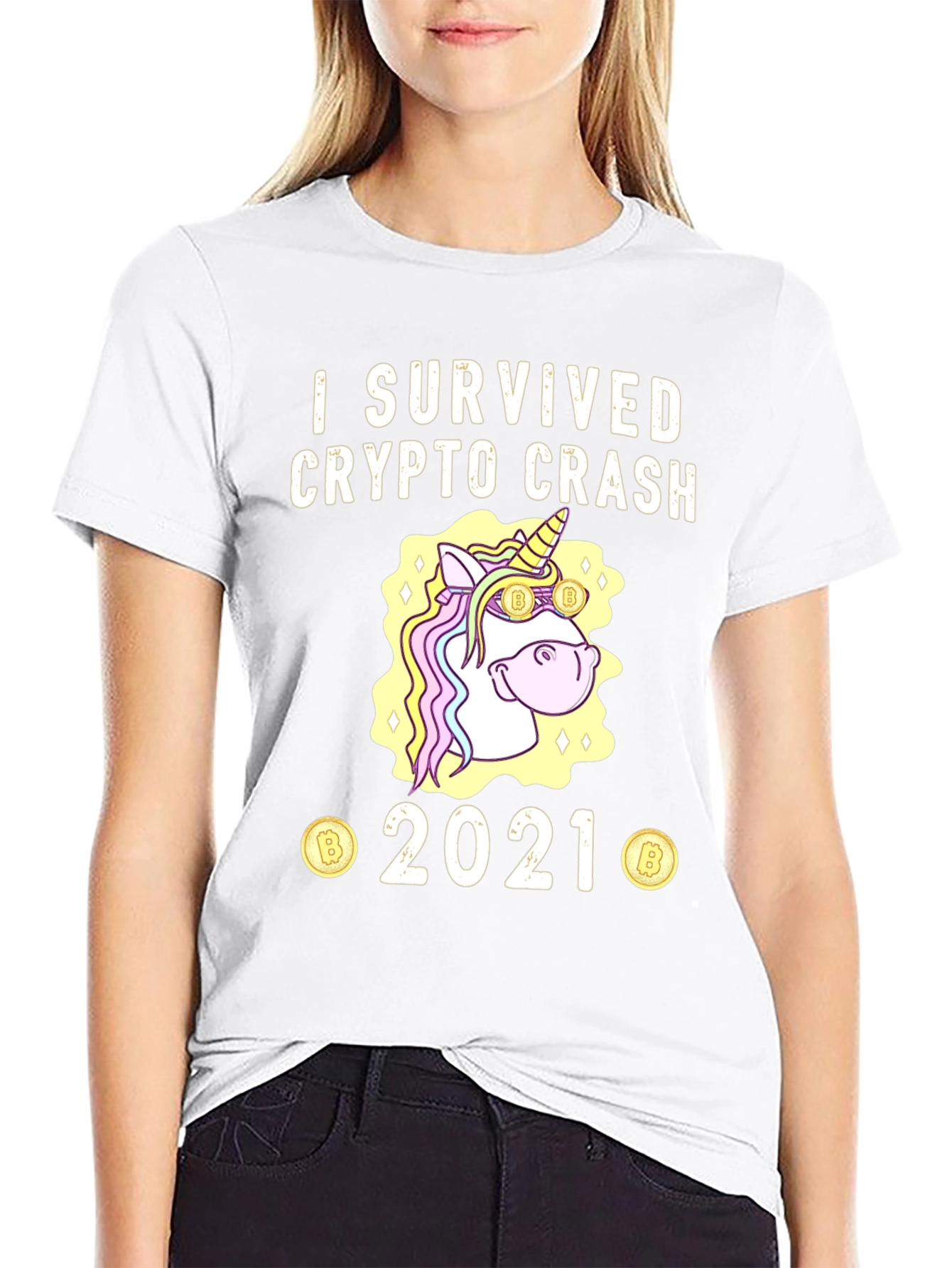 I Survived Crypto Crash 2021 T-Shirt
