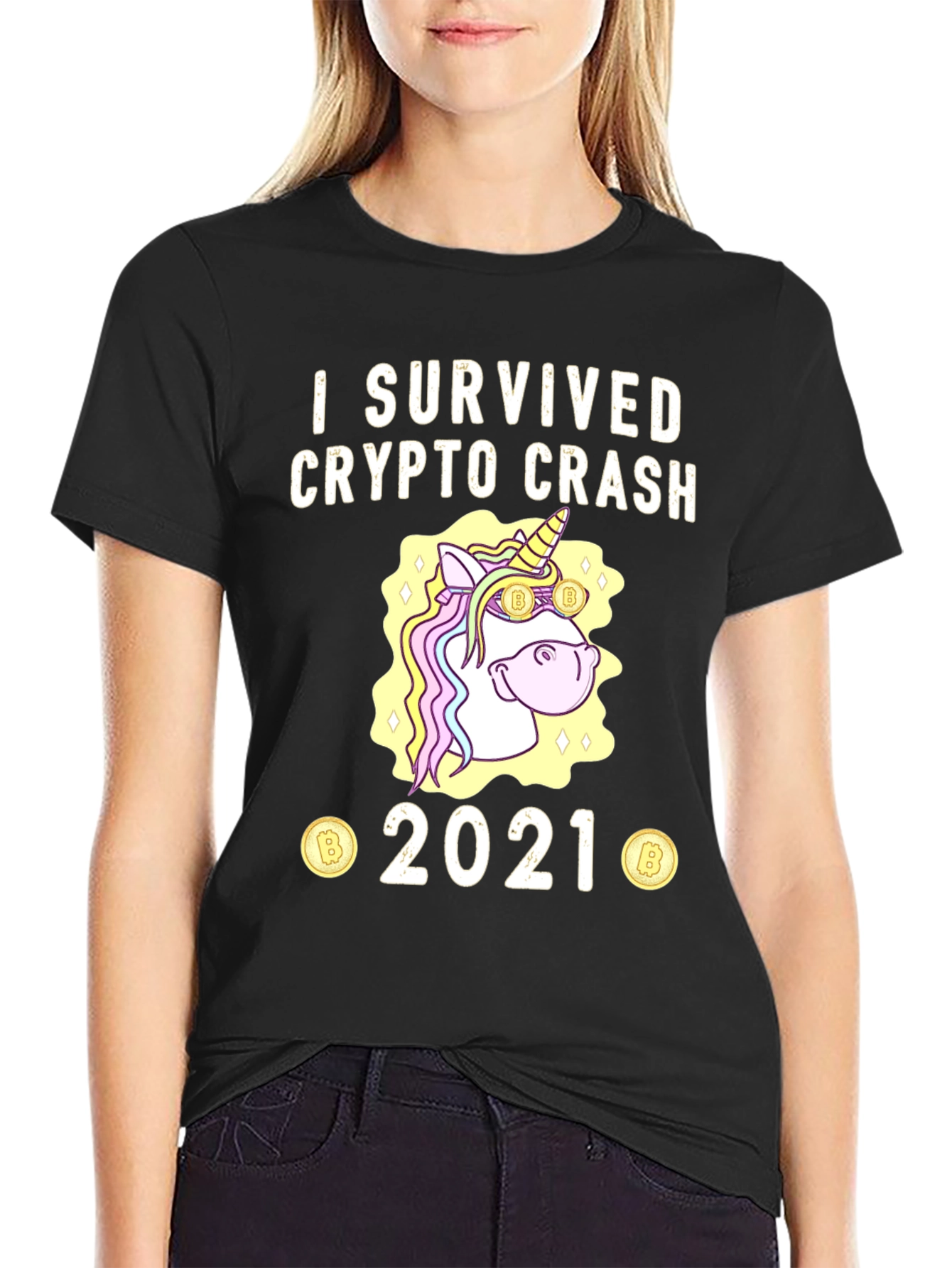 I Survived Crypto Crash 2021 T-Shirt