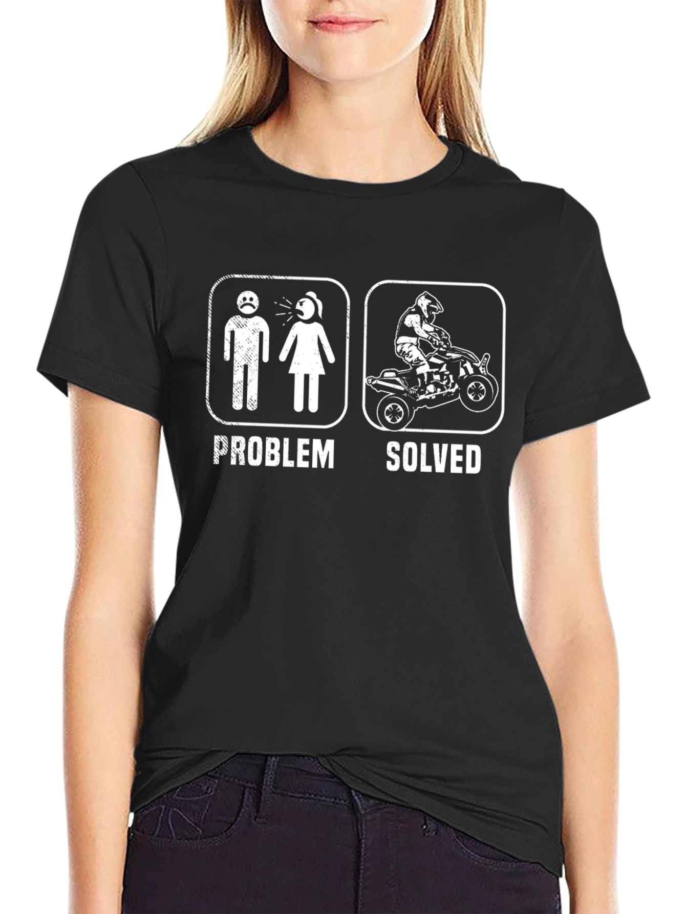 Problem Solved ATV Rider T-Shirt