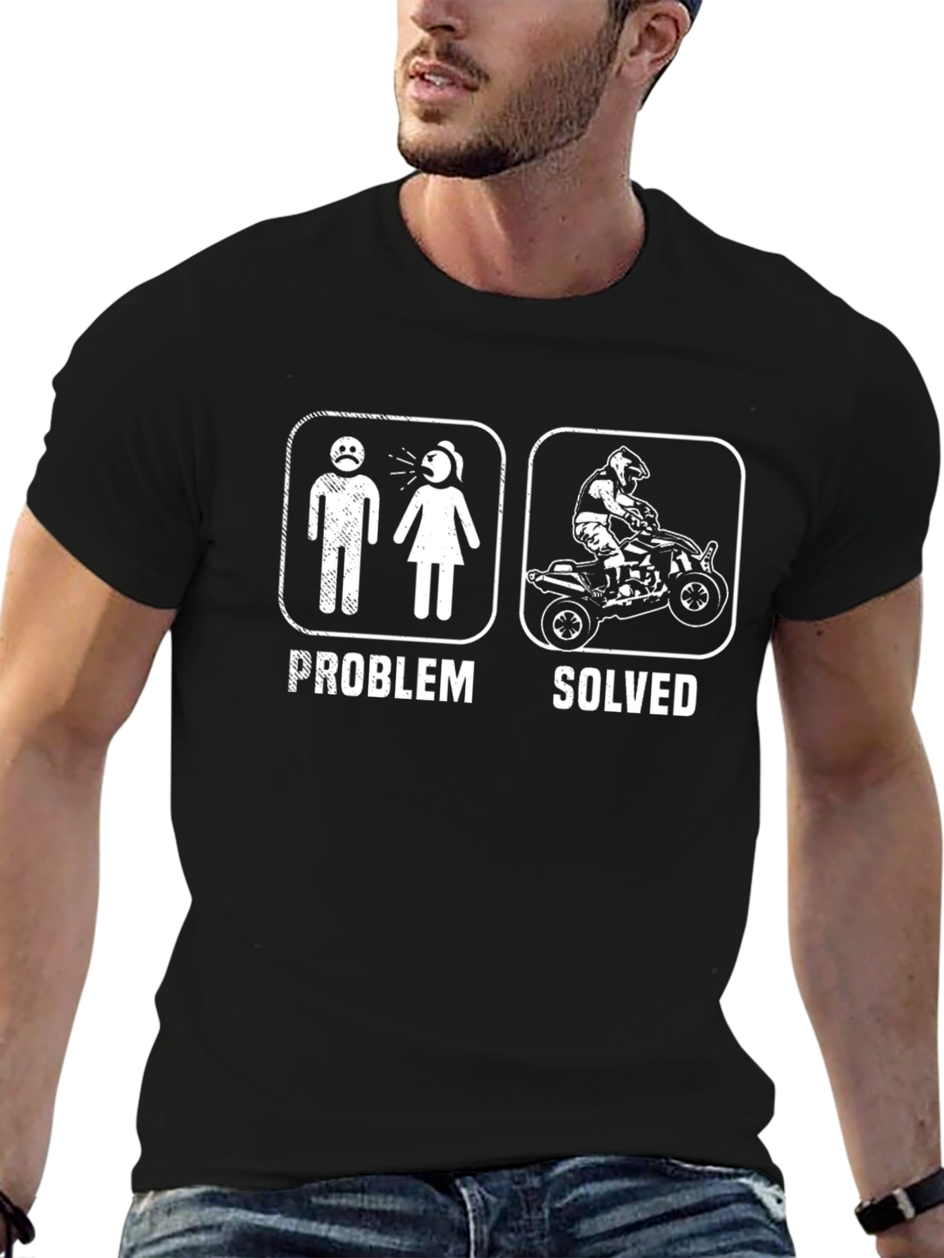 Problem Solved ATV Rider T-Shirt