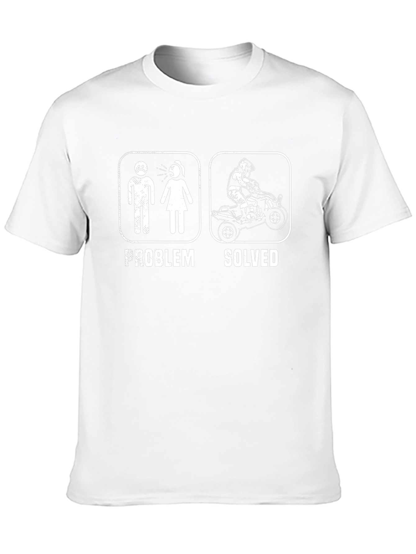 Problem Solved ATV Rider T-Shirt