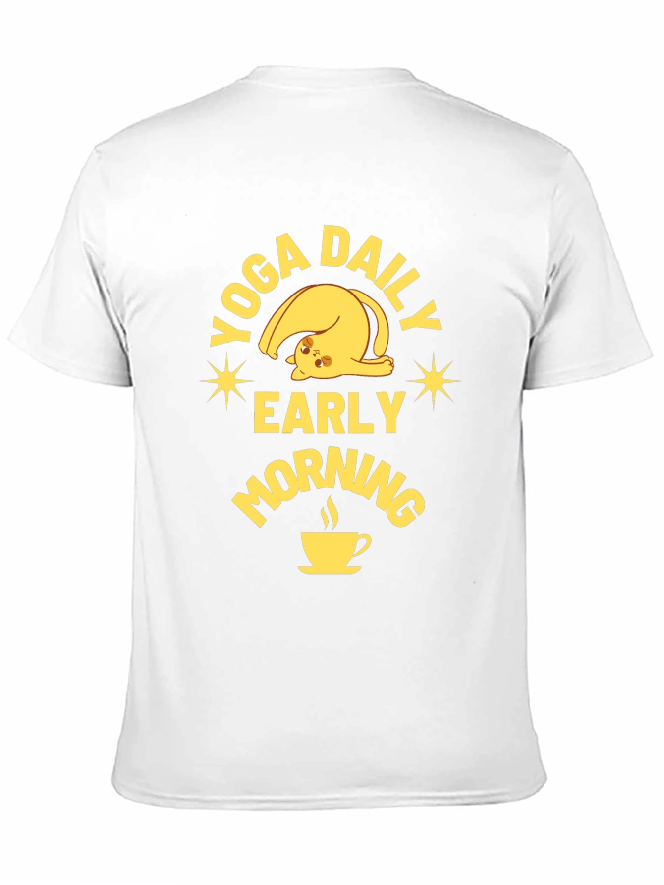 Yoga Daily Early Morning Cat Lover T-Shirt