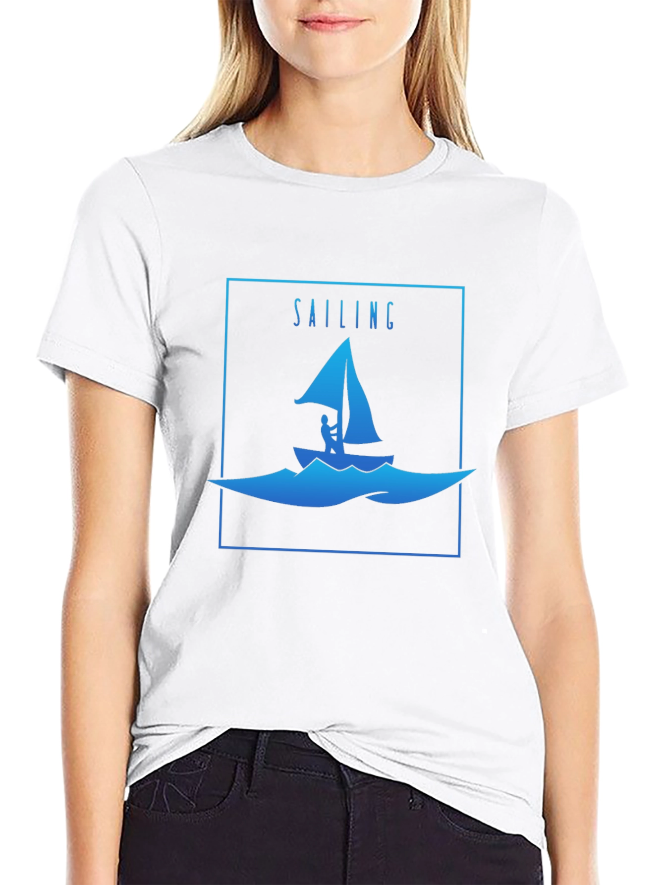 Sailing Graphic T-Shirt | Mens Crew Neck