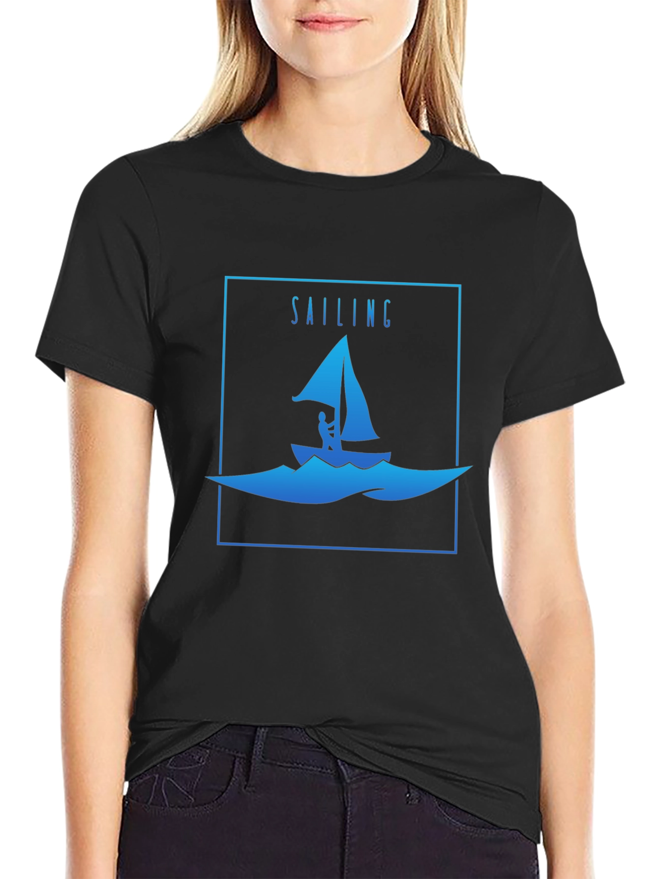 Sailing Graphic T-Shirt | Mens Crew Neck