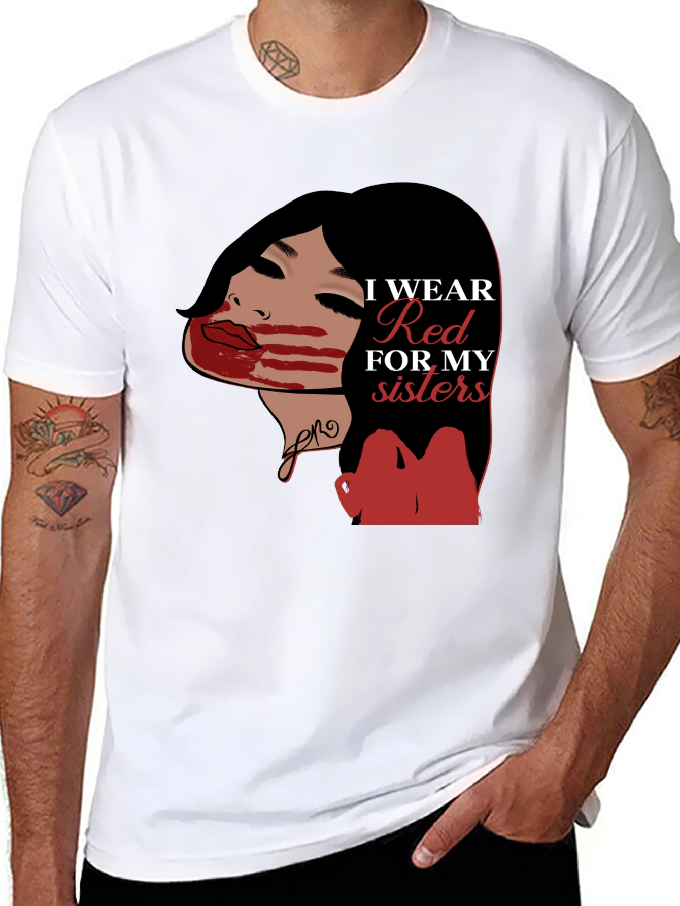 I Wear Red For My Sisters T-Shirt