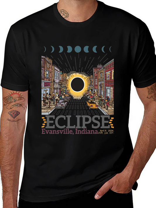 Eclipse Evansville Indiana Total Solar Eclipse T-Shirt