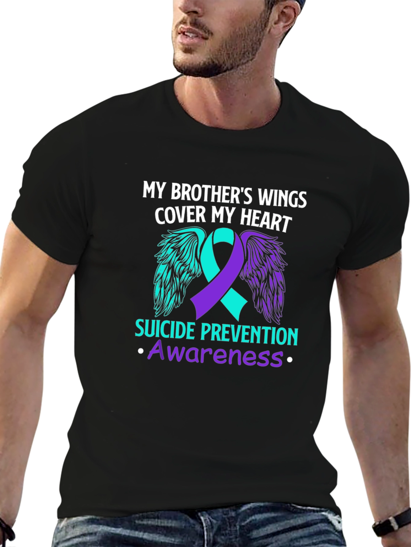 Suicide Prevention Awareness Brothers Wings T-Shirt