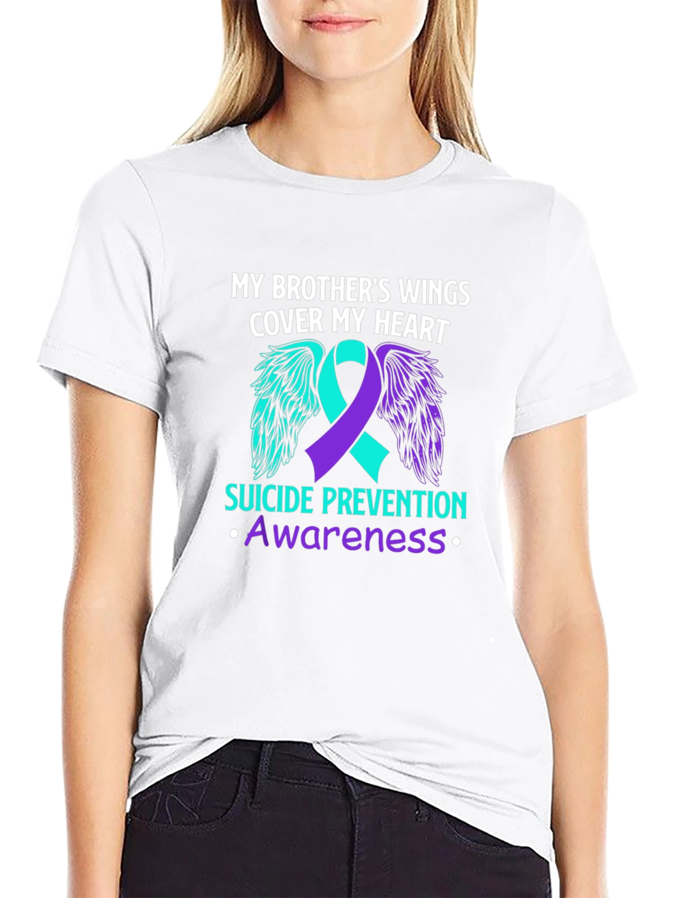 Suicide Prevention Awareness Brothers Wings T-Shirt