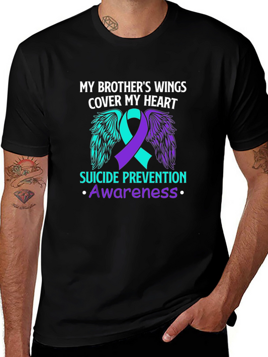 Suicide Prevention Awareness Brothers Wings T-Shirt
