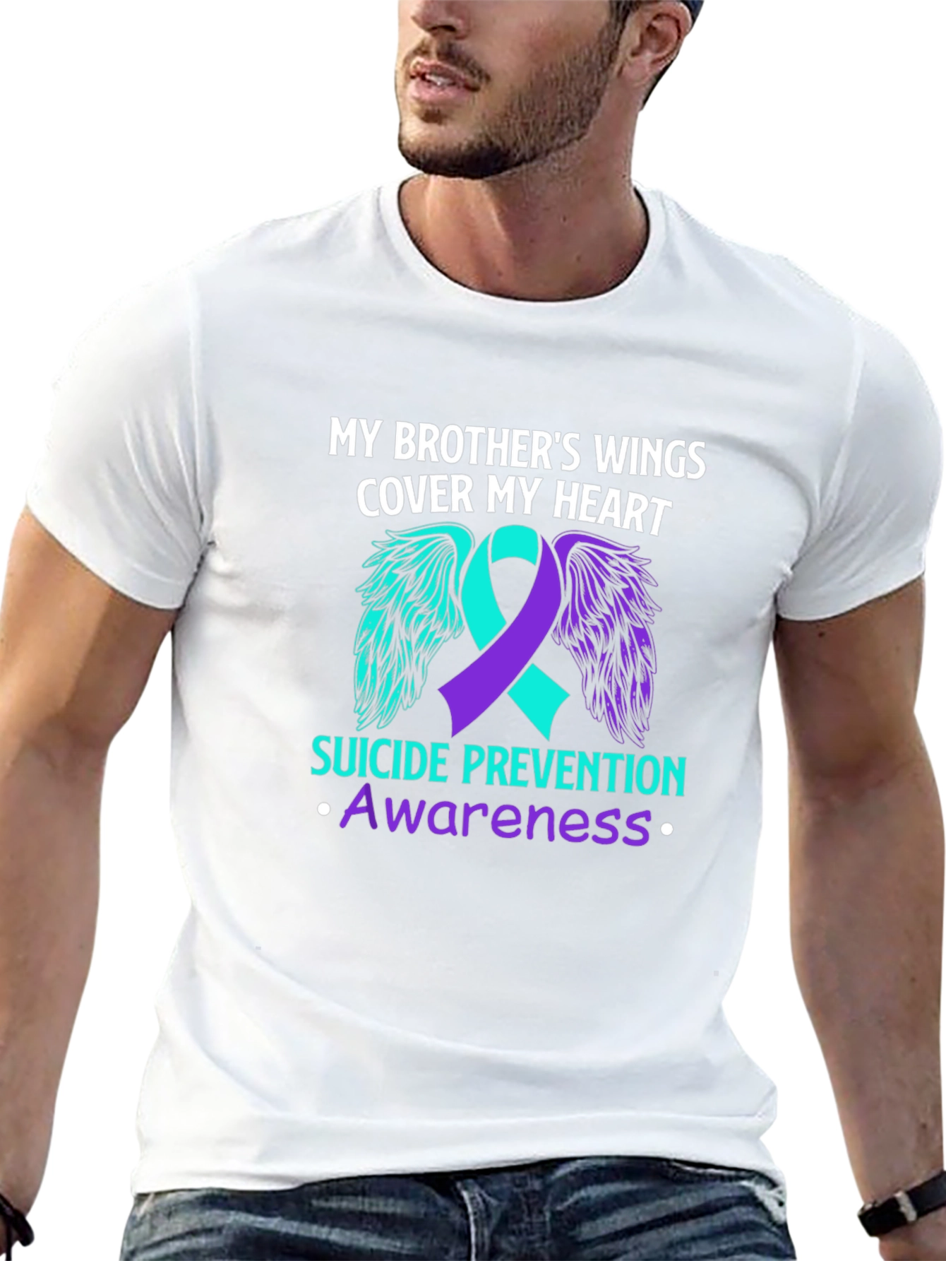 Suicide Prevention Awareness Brothers Wings T-Shirt