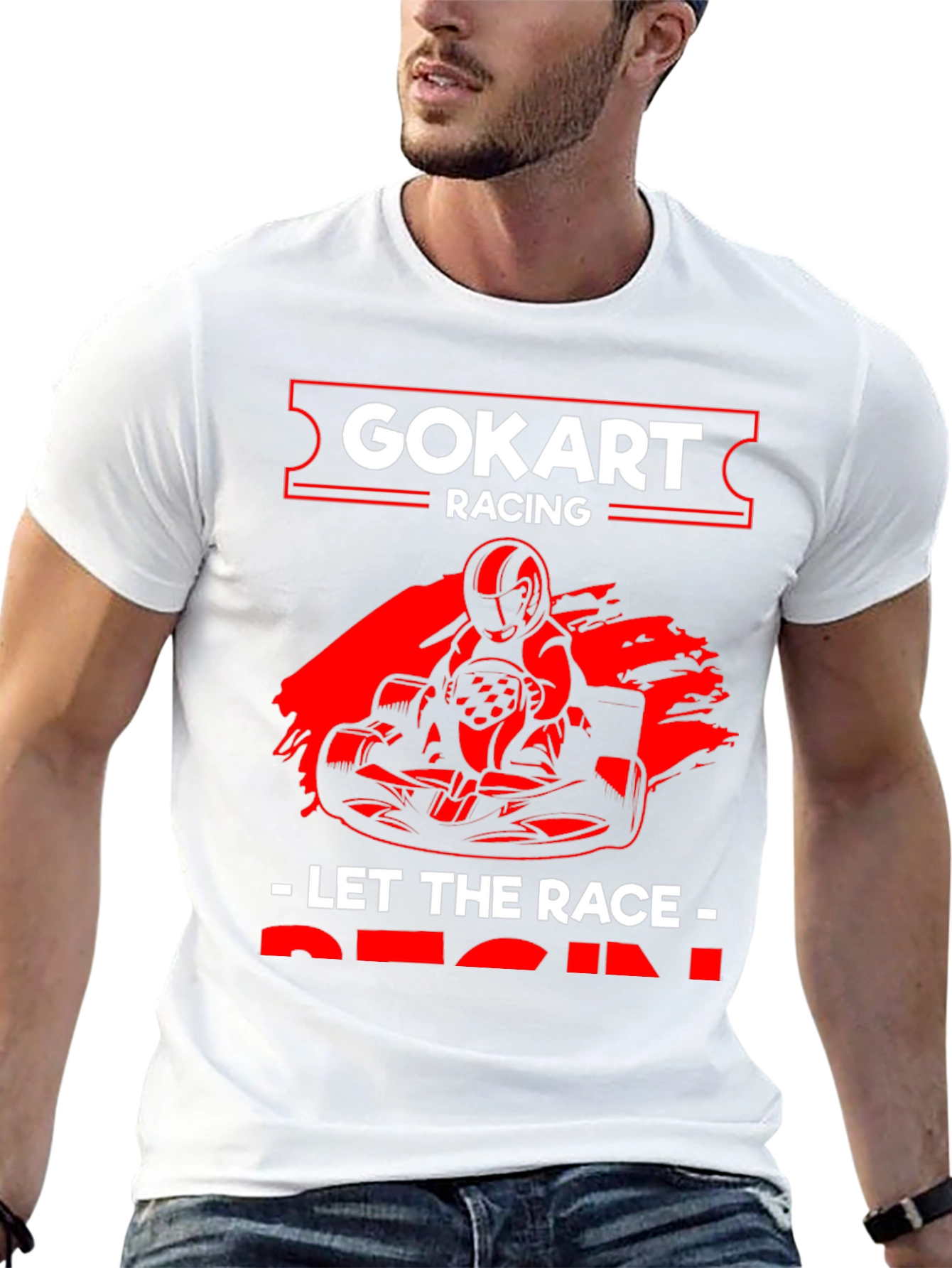 Go-Kart Racing T-Shirt - Let The Race Begin