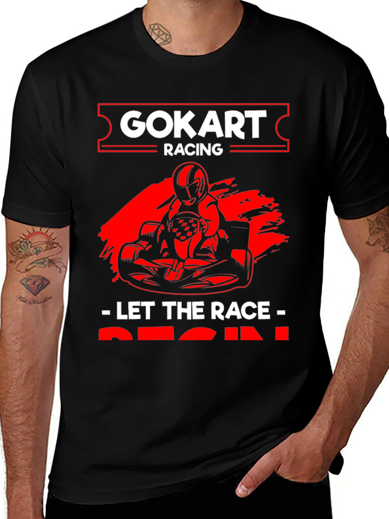 Go-Kart Racing T-Shirt - Let The Race Begin