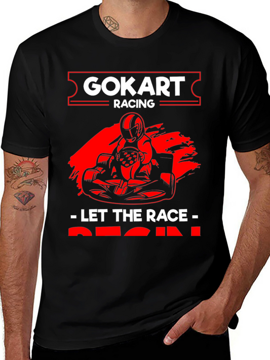 Go-Kart Racing T-Shirt - Let The Race Begin