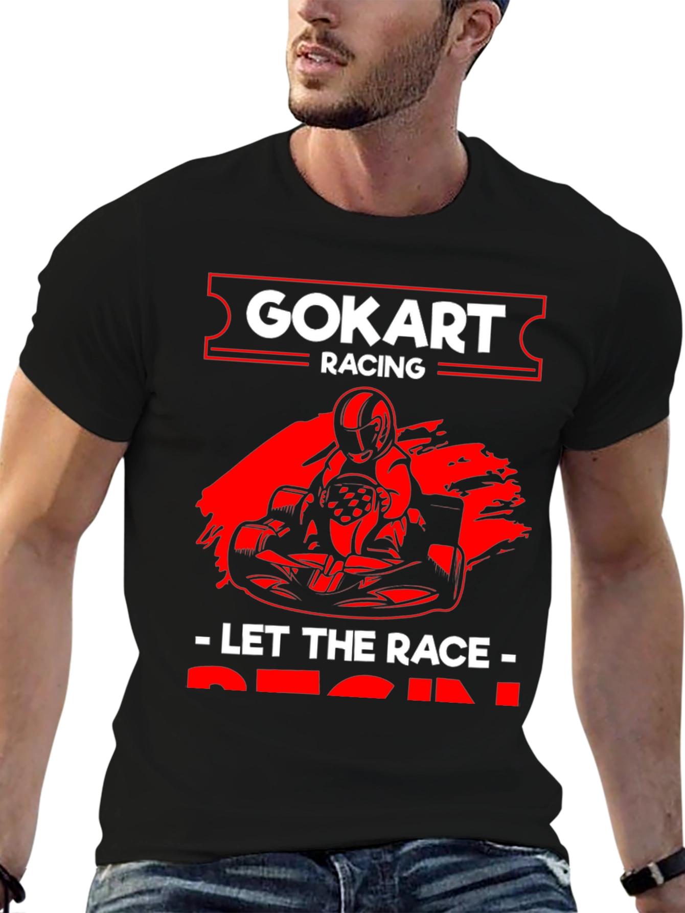Go-Kart Racing T-Shirt - Let The Race Begin