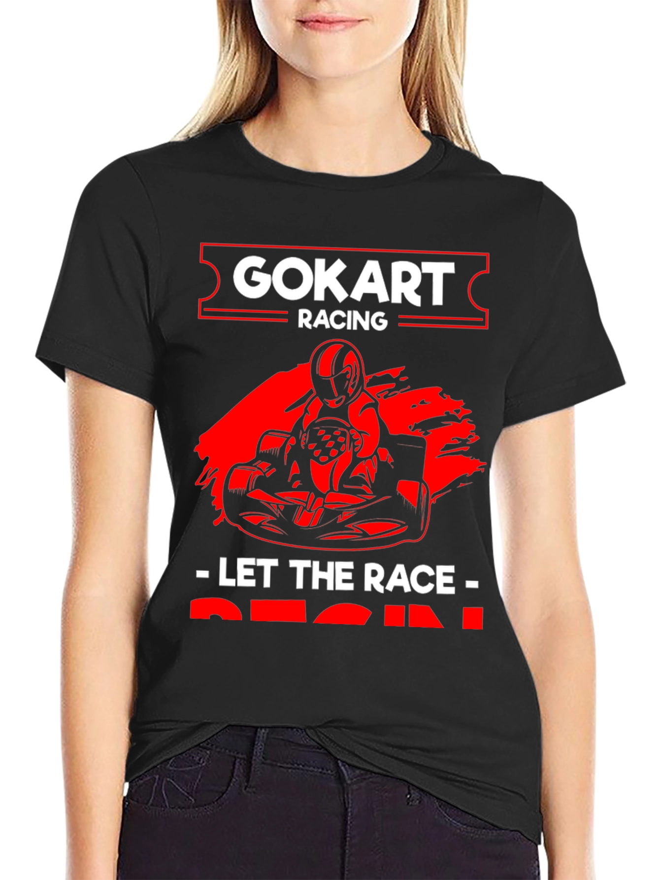 Go-Kart Racing T-Shirt - Let The Race Begin