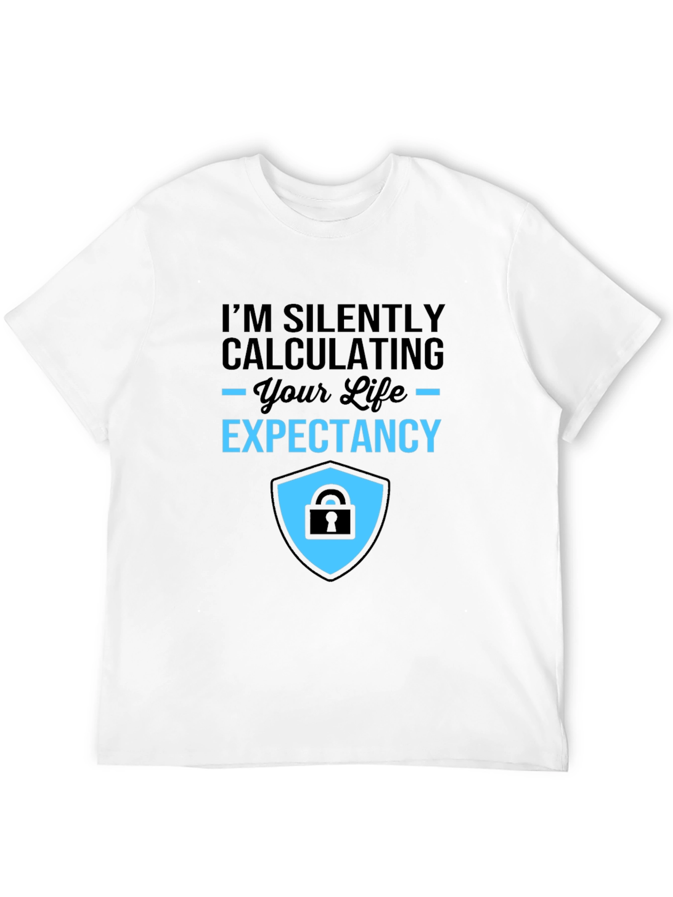 Calculating Life Expectancy Graphic Tee