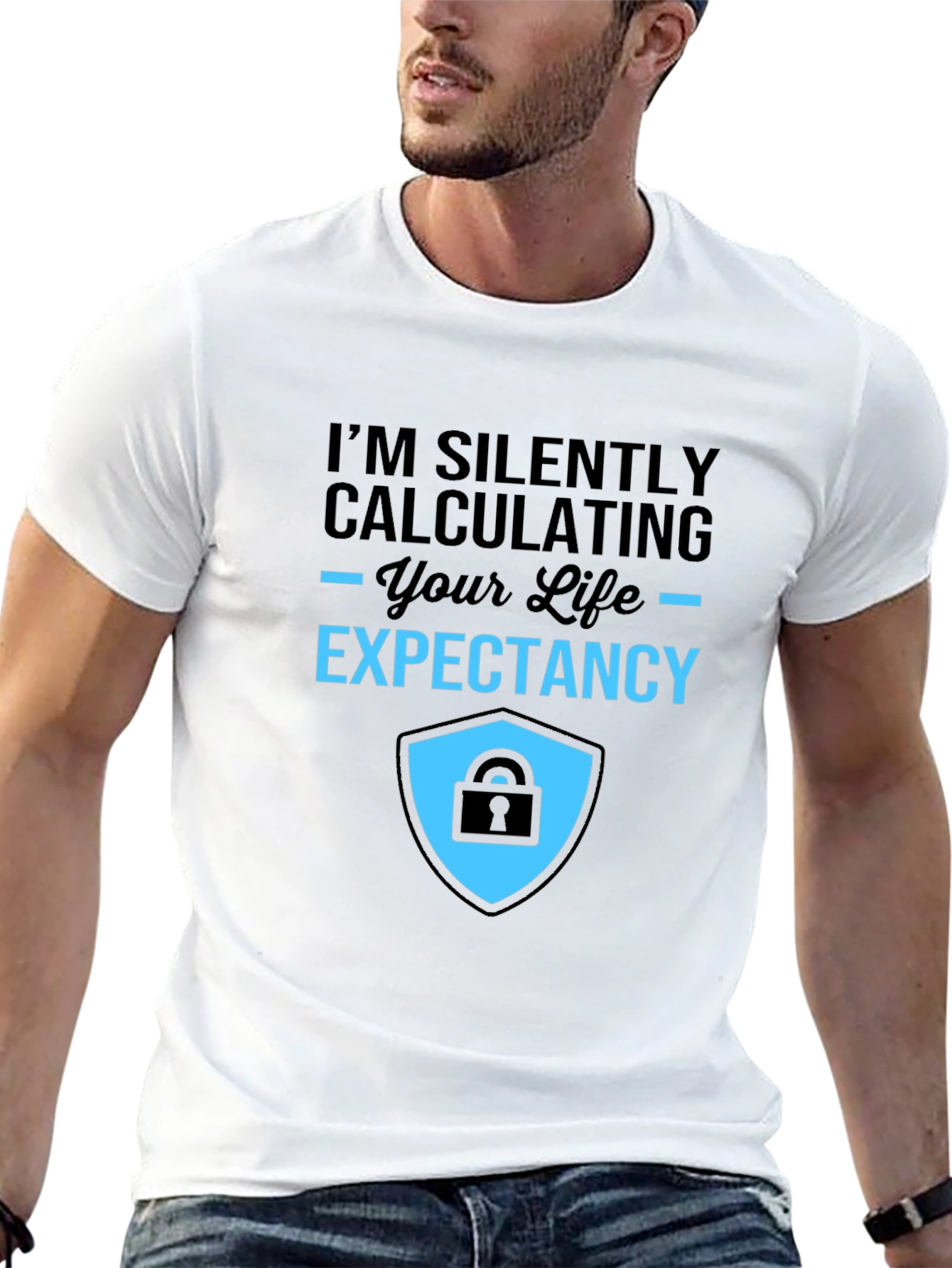 Calculating Life Expectancy Graphic Tee