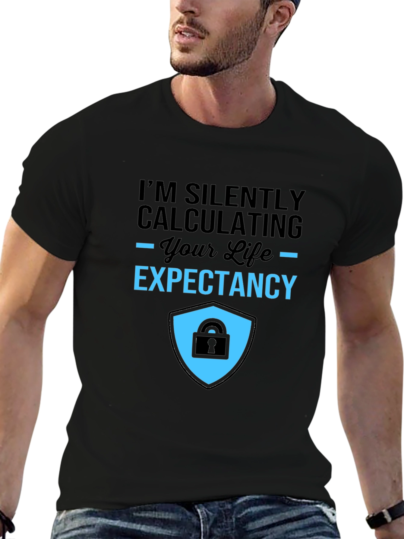 Calculating Life Expectancy Graphic Tee