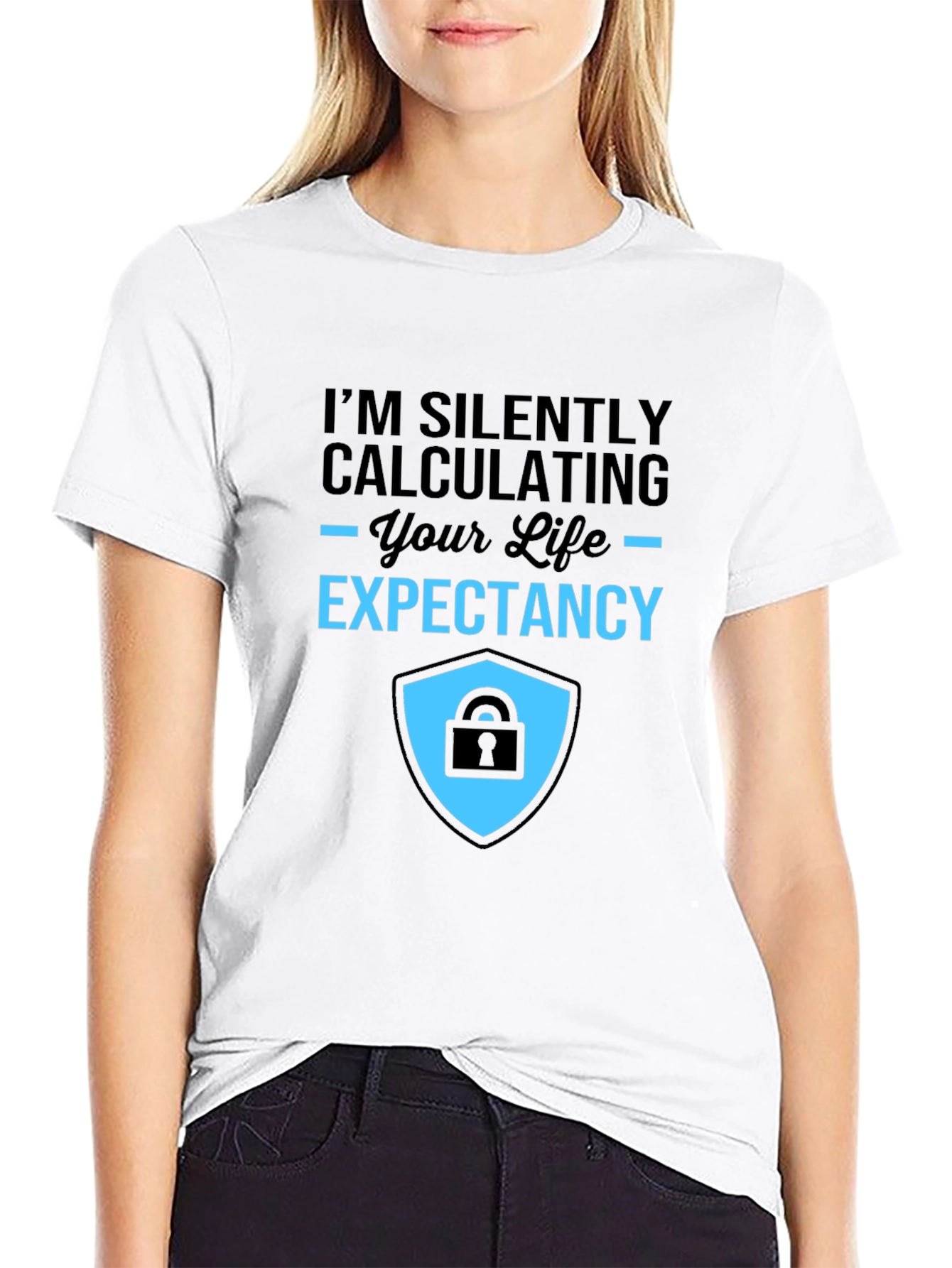 Calculating Life Expectancy Graphic Tee
