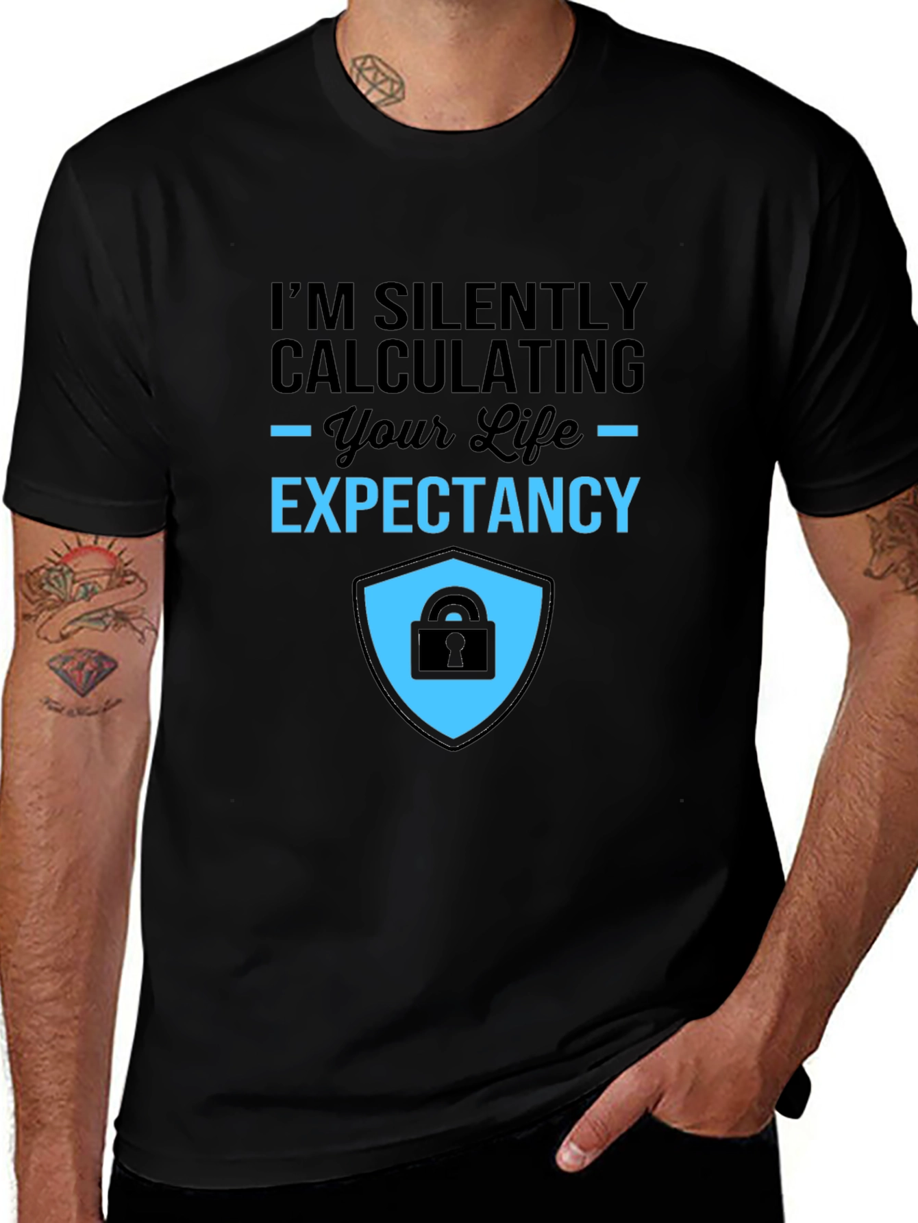 Calculating Life Expectancy Graphic Tee