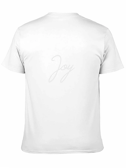 Joy Graphic Tee - Black Casual T-Shirt