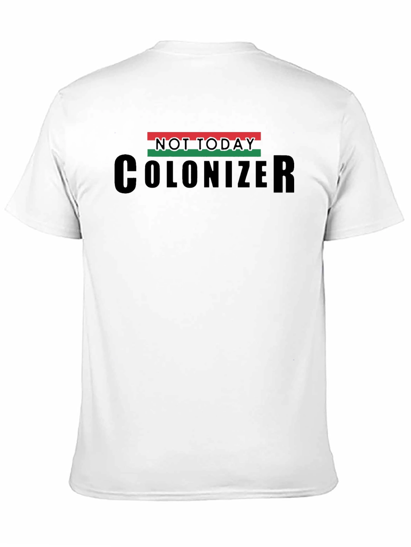 Not Today Colonizer Black Pride T-Shirt