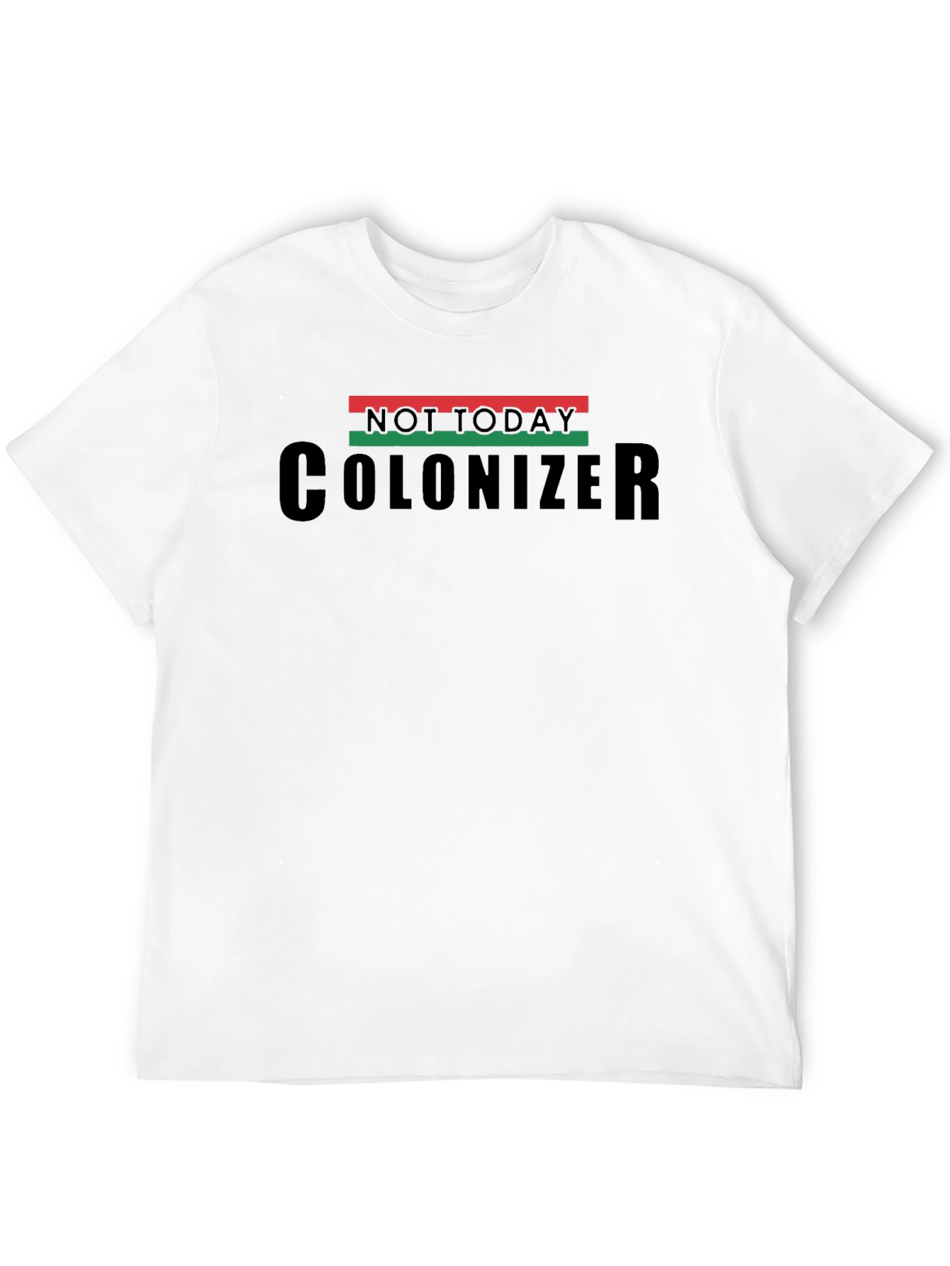 Not Today Colonizer Black Pride T-Shirt