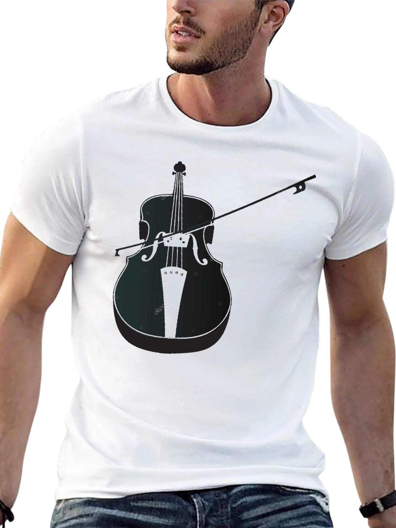 Cello Graphic T-Shirt - Music Lovers Tee