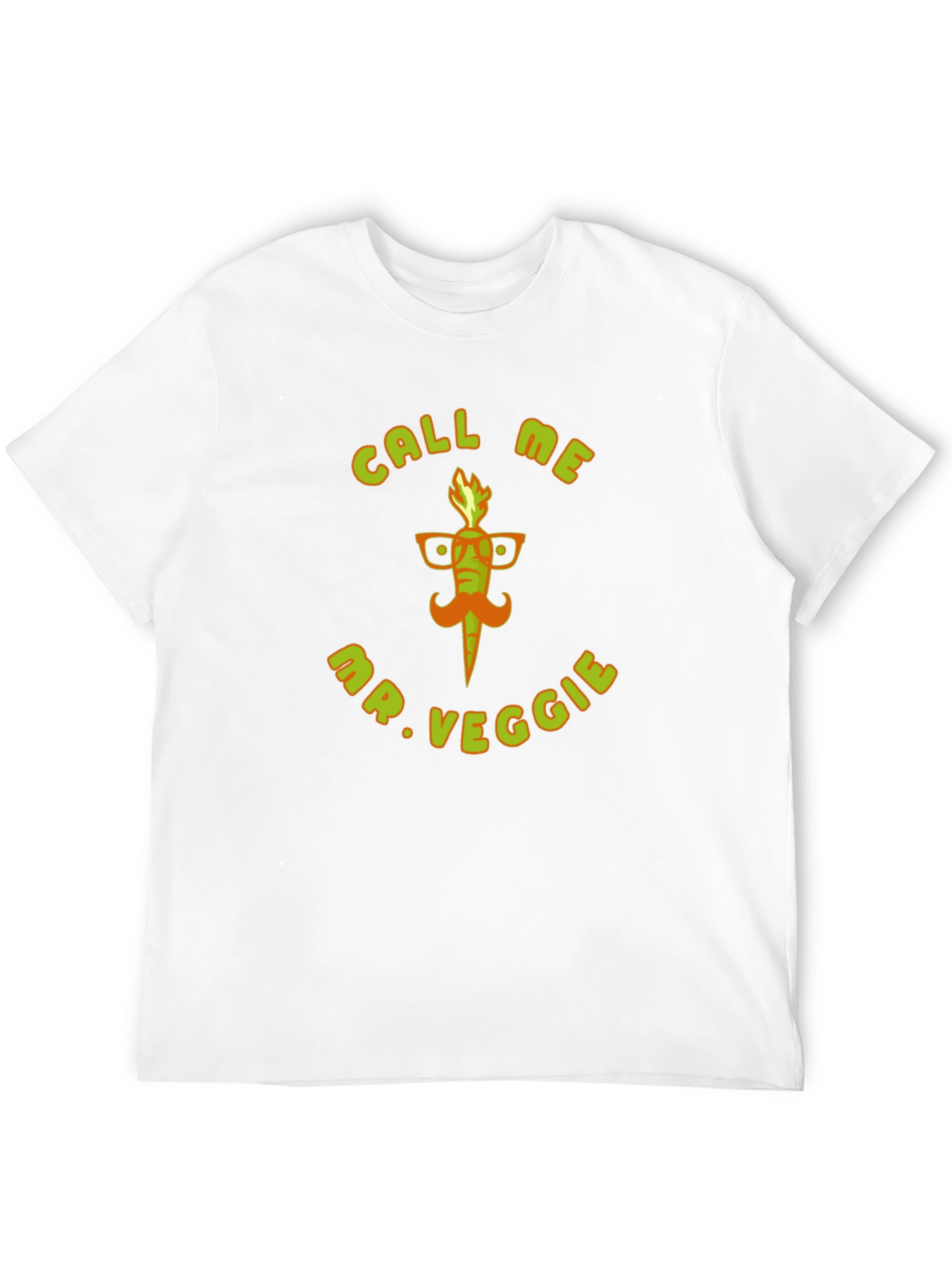 Call Me Mr. Veggie Black T-Shirt