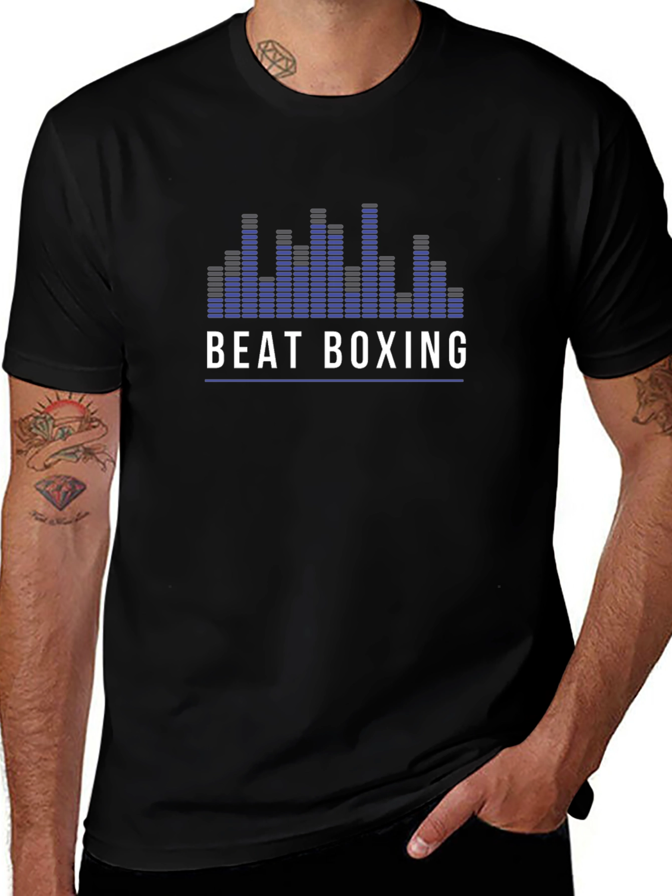 Beat Boxing Graphic T-Shirt - Stylish Music Tee