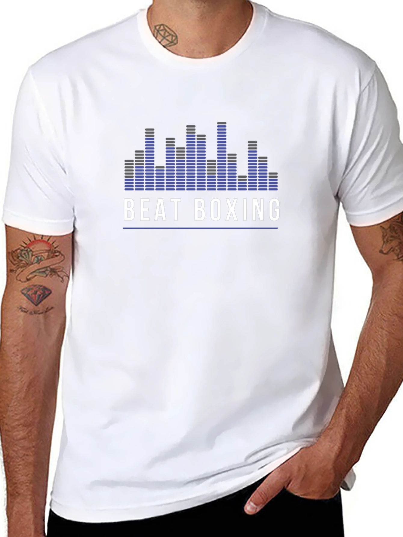 Beat Boxing Graphic T-Shirt - Stylish Music Tee
