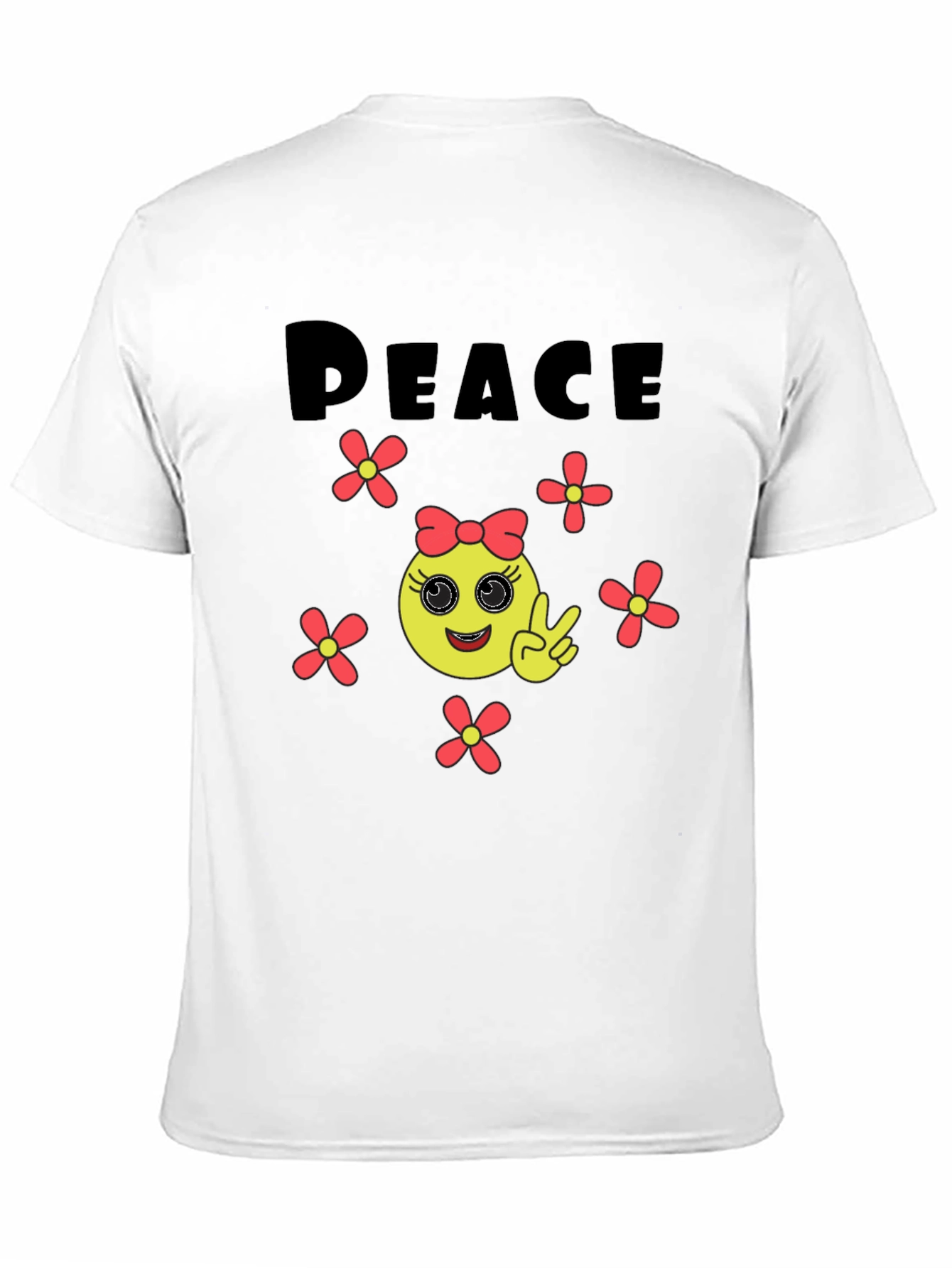 Peace Emoji Graphic Tee - Unisex Comfort
